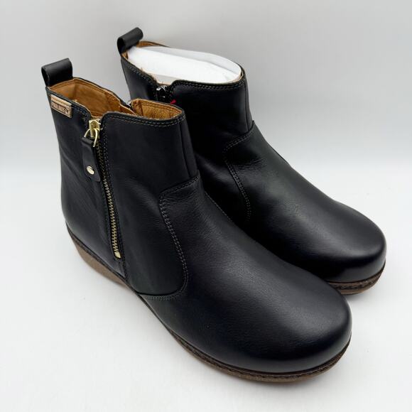 PIKOLINOS Womens Granada W0W-8988 Bootie EU 41 US 10-10.5 Black Leather NIB - Picture 6 of 14